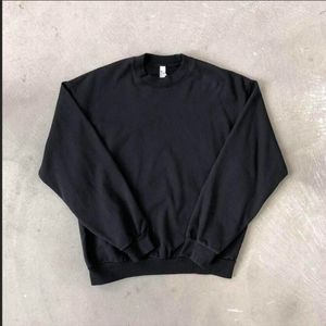 los angeles apparel black crewneck sweatshirt